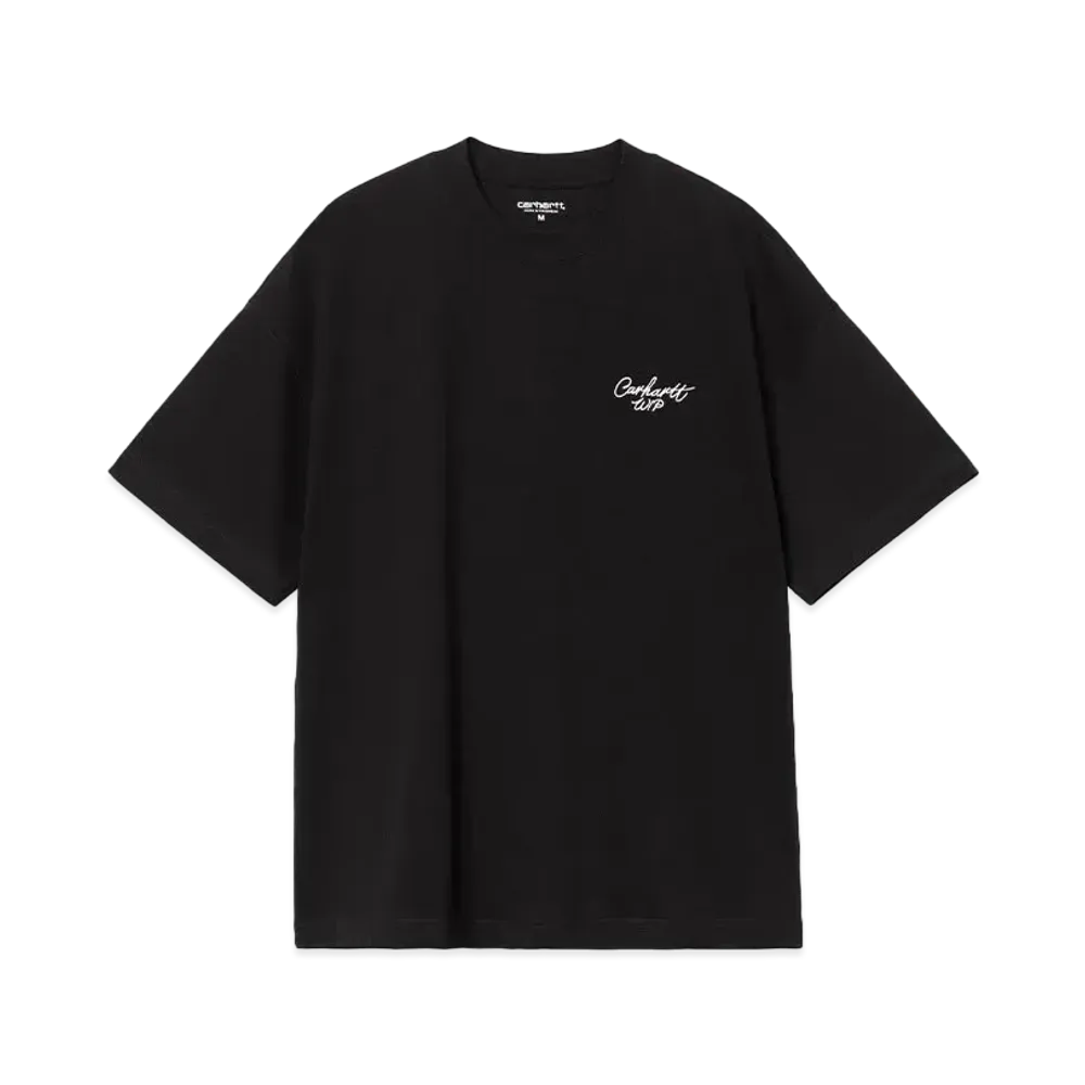 Carhartt WIP S/S Signature Script T-Shirt "Black/Wax"
