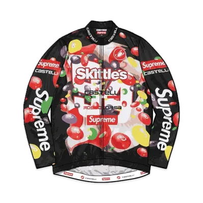 Supreme x Skittles x Castelli L/S Cycling Jersey "Black"