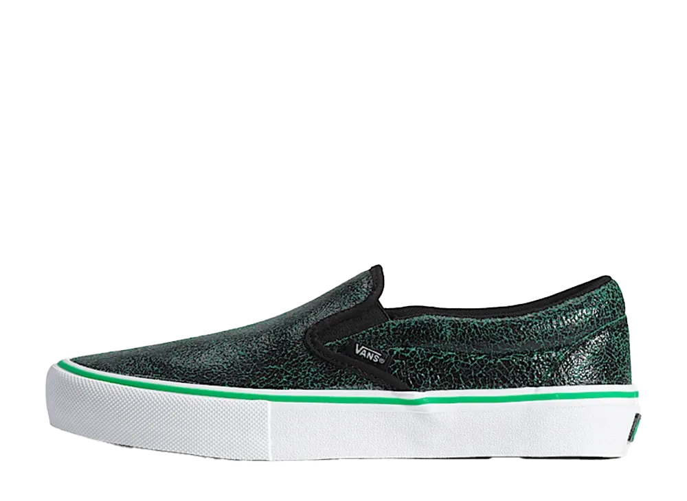 Vans Skate Slip-On "Black/Green"