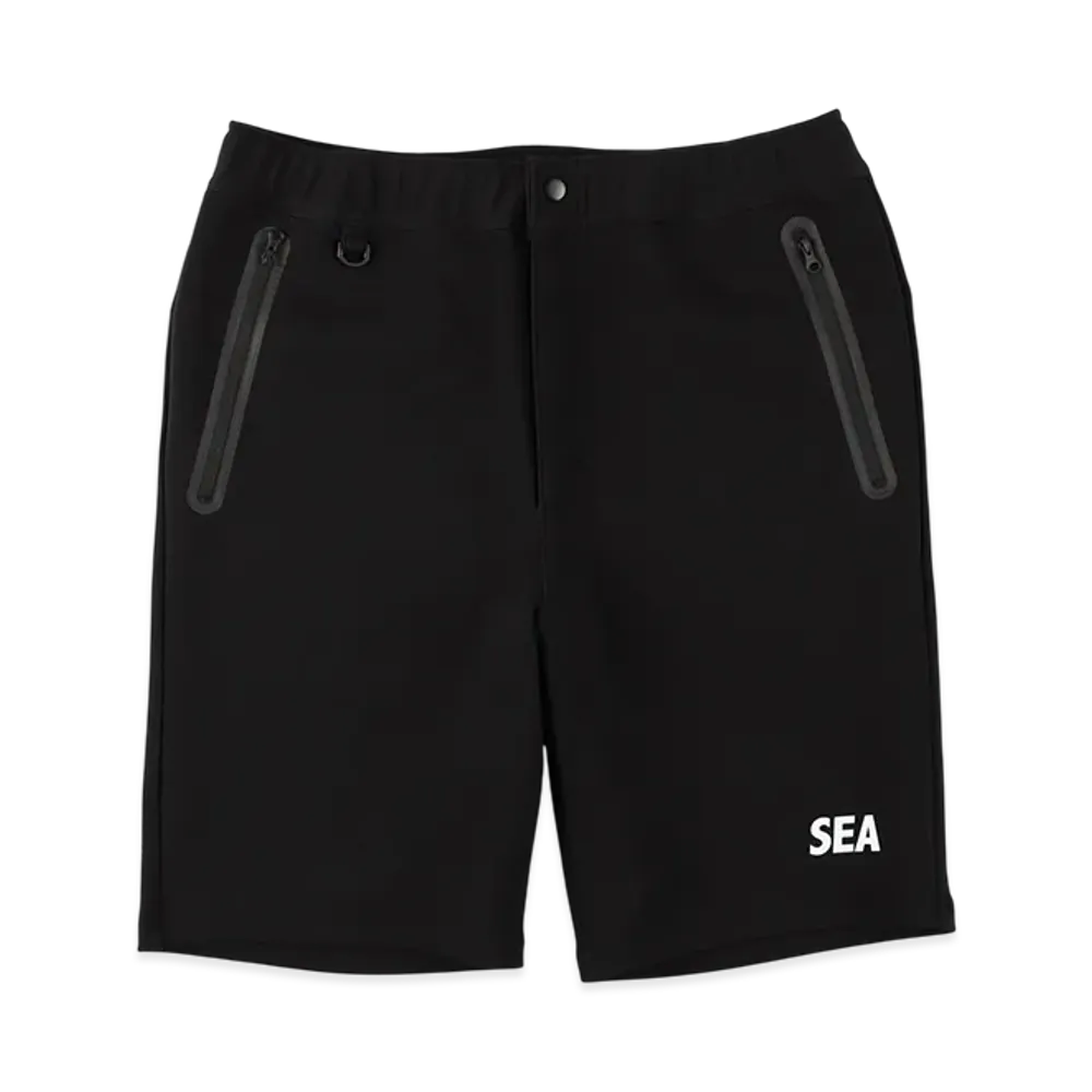 WIND AND SEA Ponte Sweat Shorts "Black"