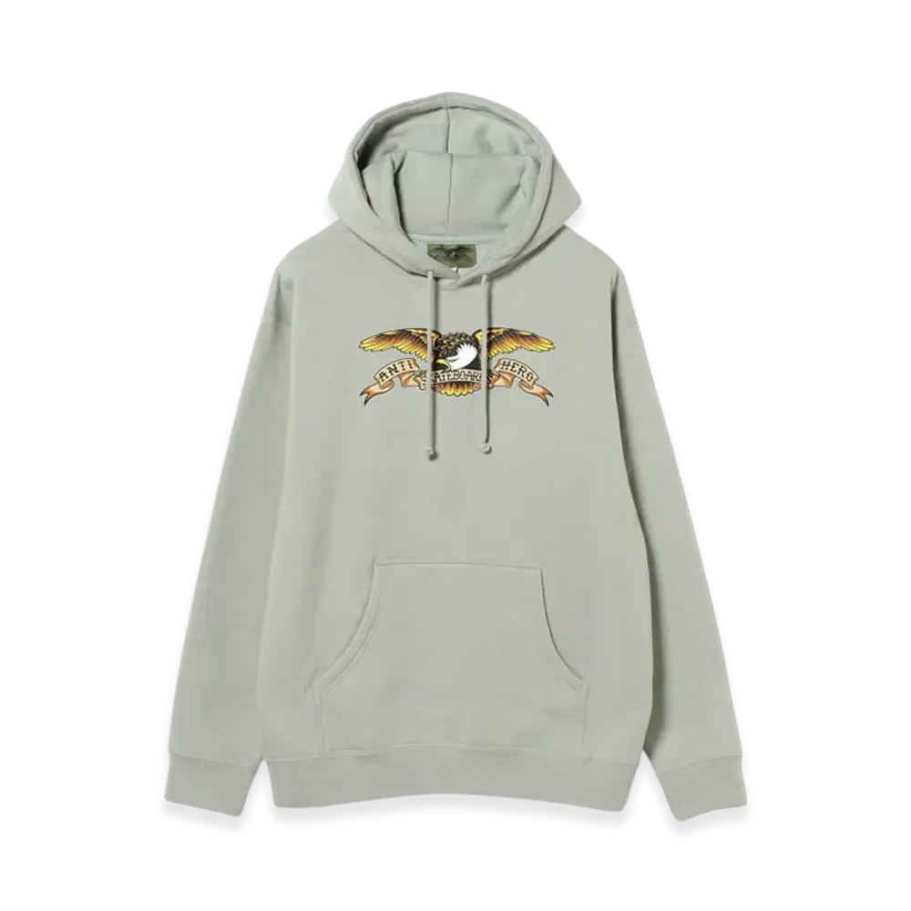 ANTI HERO Basic Eagle Hoodie "Dusty Sage/Black Mult"