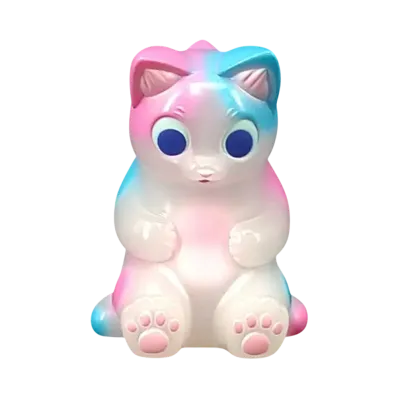 MEDICOM TOY / Konatsuya Sitting Negora Cotton Candy