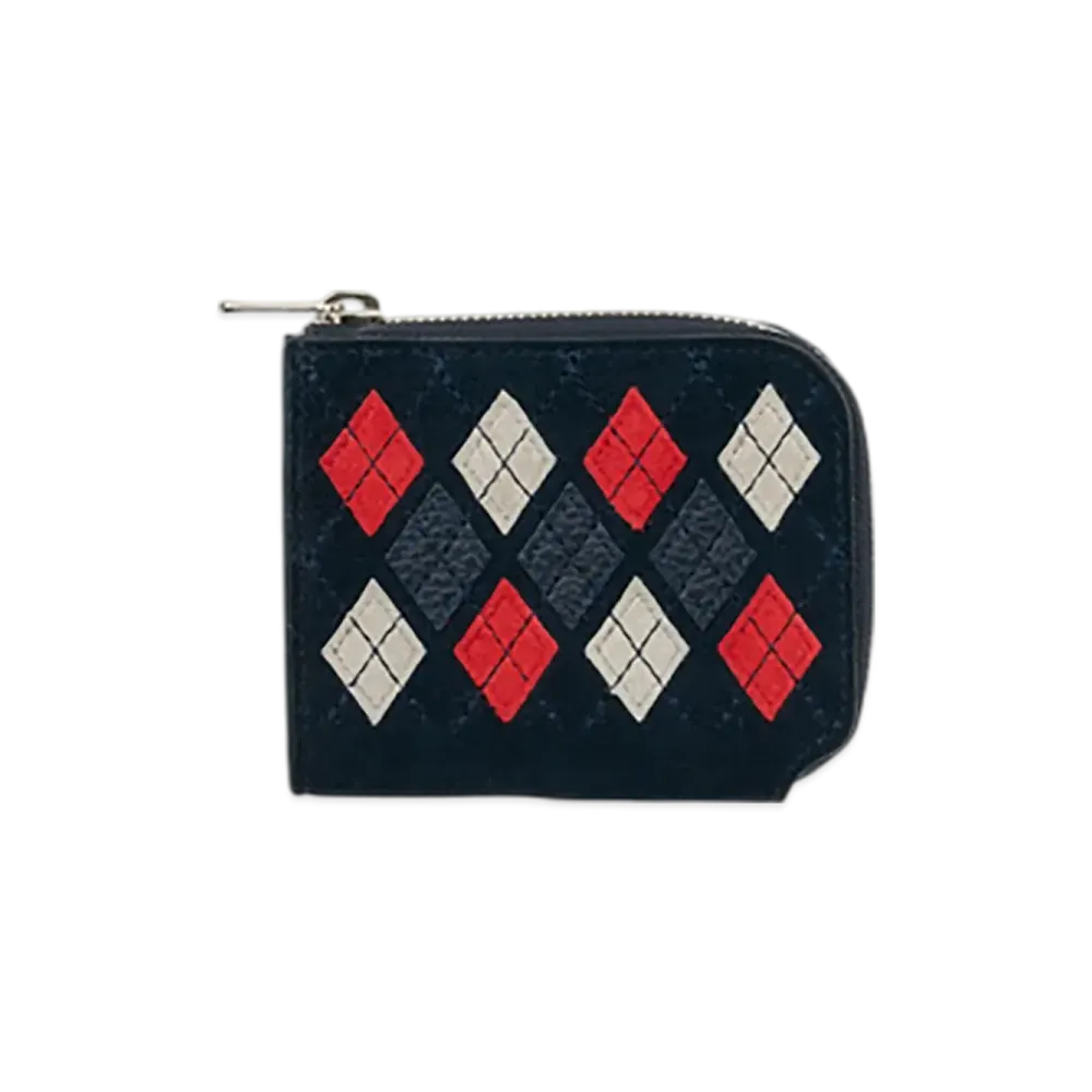 Hender Scheme Argyle L Wallet "Argyle Navy"