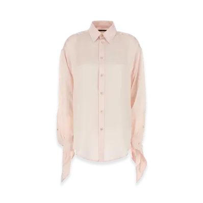 BALENCIAGA Women's Satin Shirt "Pink"