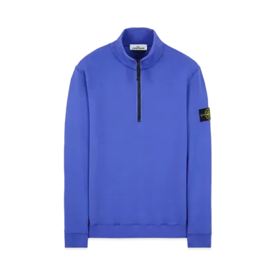 Stone Island 61920 BRUSHED COTTON FLEECE "Periwinkle"