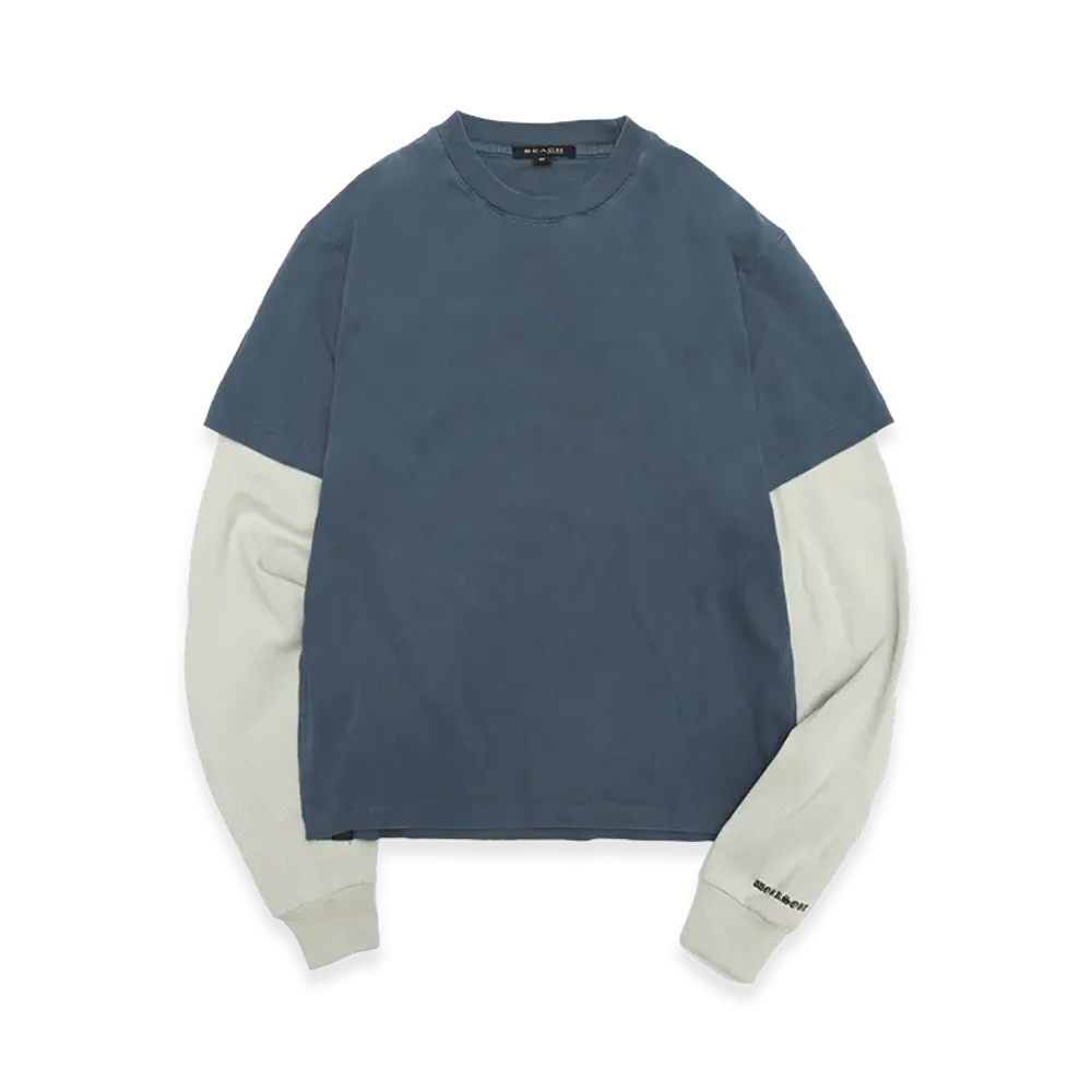 WORKSOUT x Beach Brains Aoyama Exclusive L/S Tee "Blue"