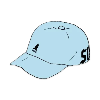 Supreme x Kangol Bermuda Spacecap "Blue"