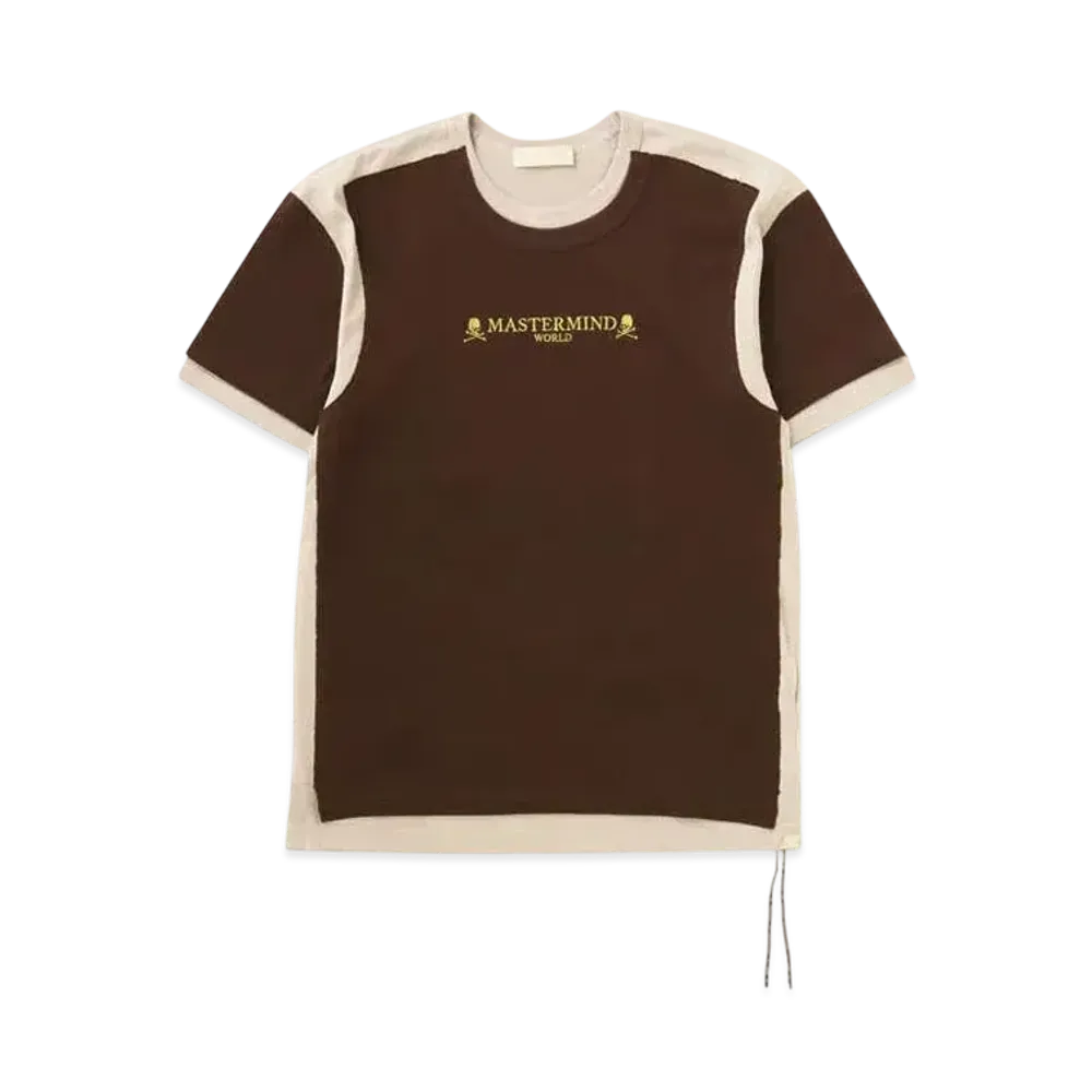 mastermind WORLD Double Layered Tee "Brown Sand"