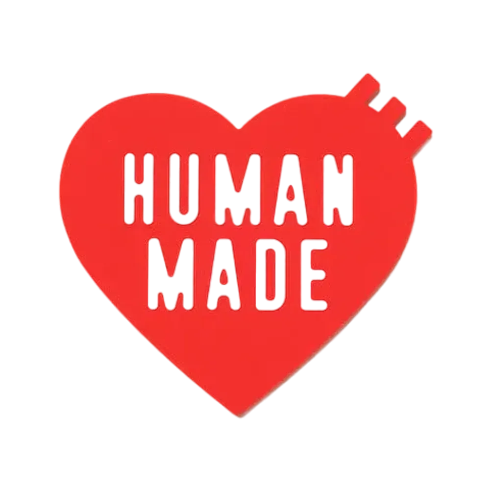 HUMAN MADE Heart Rubber Coaster "Red"