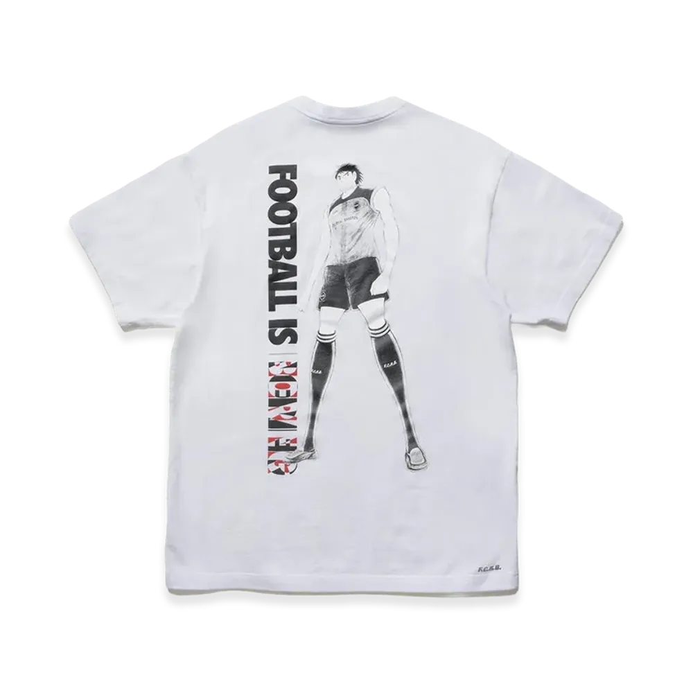 F.C.Real Bristol x Captain Tsubasa Kojiro Hyuga On The Back Tee "White"