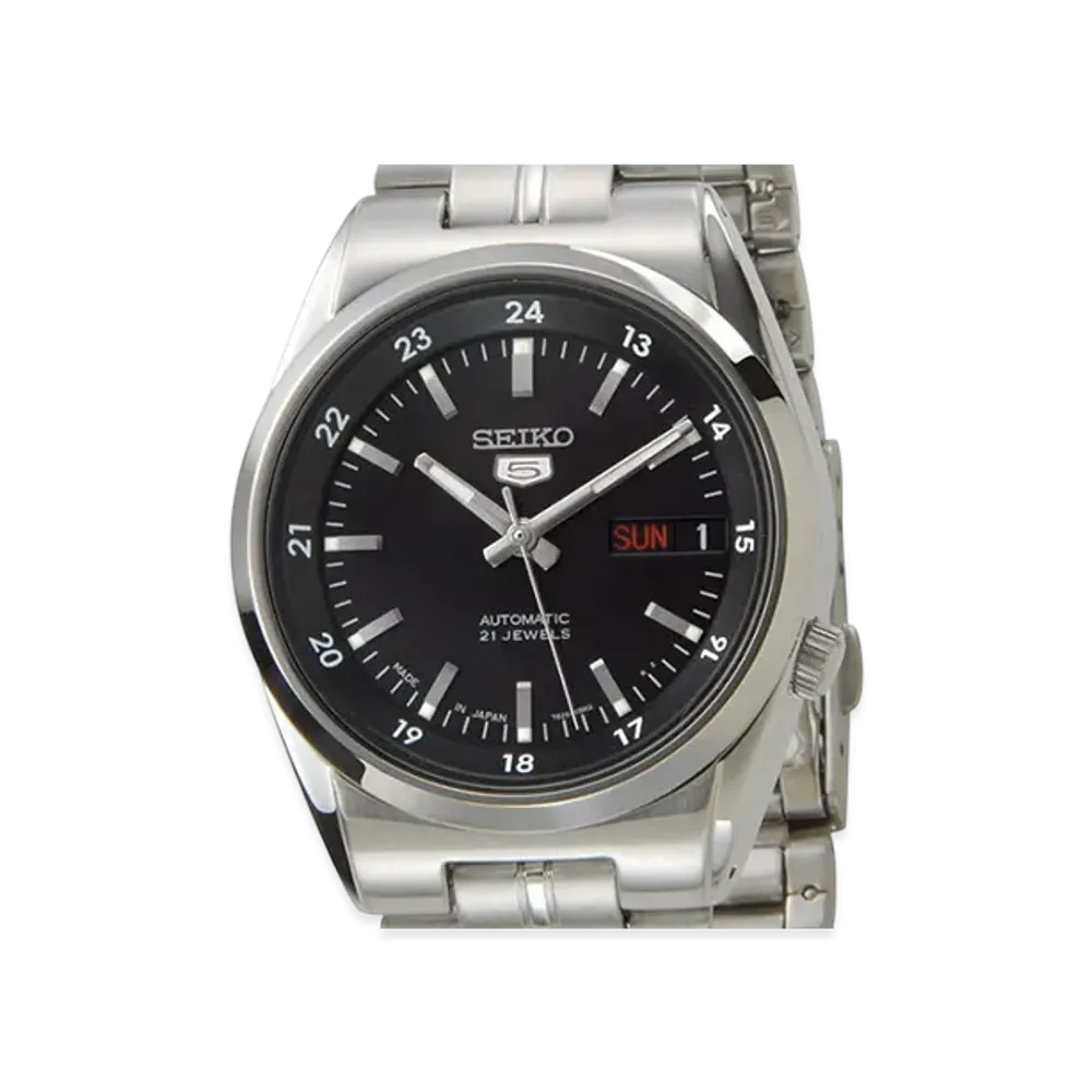 SEIKO Five Automatic Watch "Black"