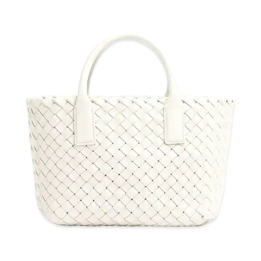 Bottega Veneta Mini Cabat "White"