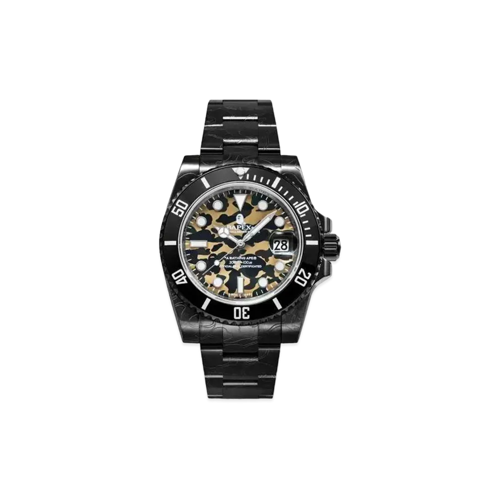 A BATHING APE 1ST CAMO TYPE 1 BAPEX "Black"