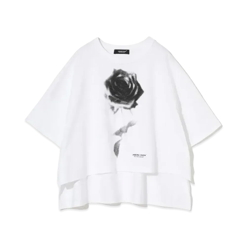 UNDERCOVER Cotton Short Wide T-Shirt "White"