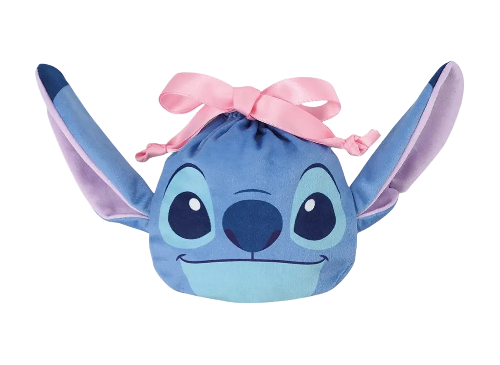 BANDAI "Ichiban Kuji" -Stitch Every day with you!- F Prize Stitch Face Drawstring Bag - ¥