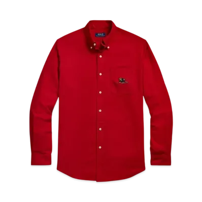 Polo Ralph Lauren Classic Fit Polo Bear Oxford Shirt "Red"