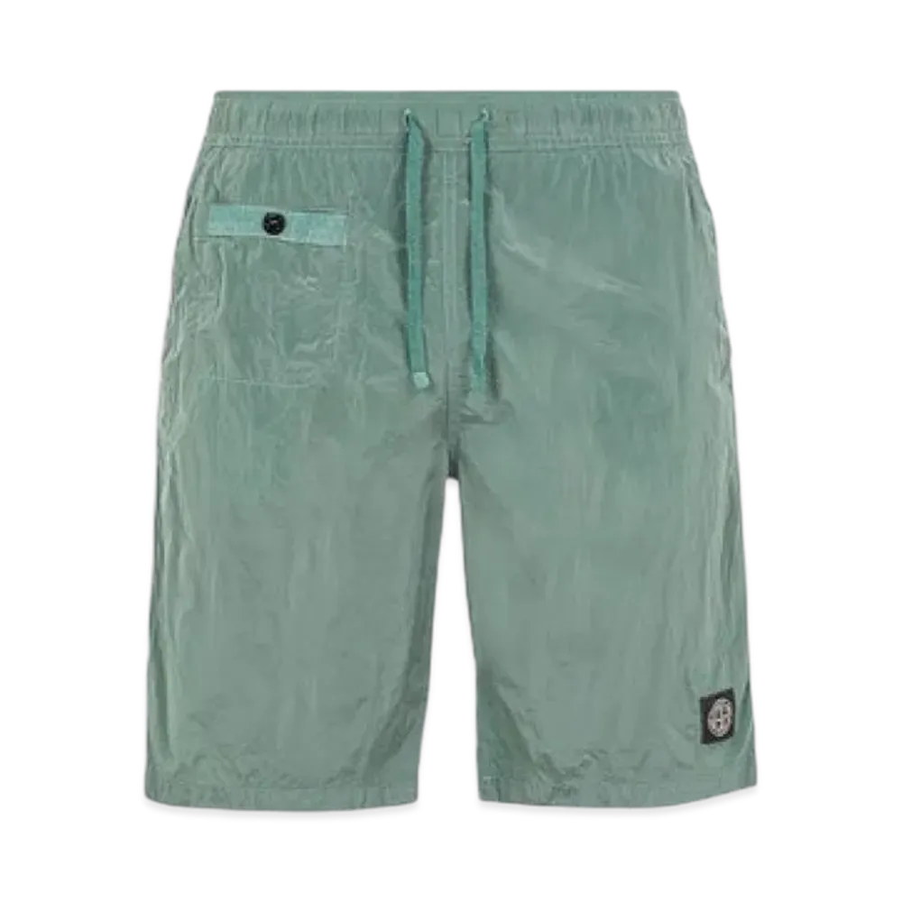 Stone Island B0443 Nylon Metal in Econyl Regenerated Nylon Regular Fit Swimming Trunk - 24SS "Light Green"