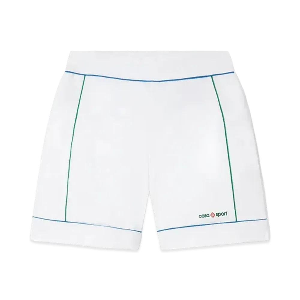 Casablanca Casa Sport Cycle Shorts "White"