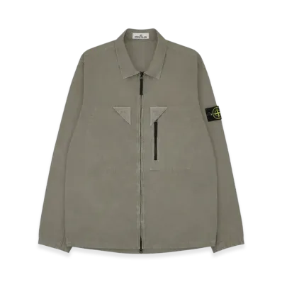 Stone Island 106WN Old Treatment Overshirt - 23SS "Dove Grey"