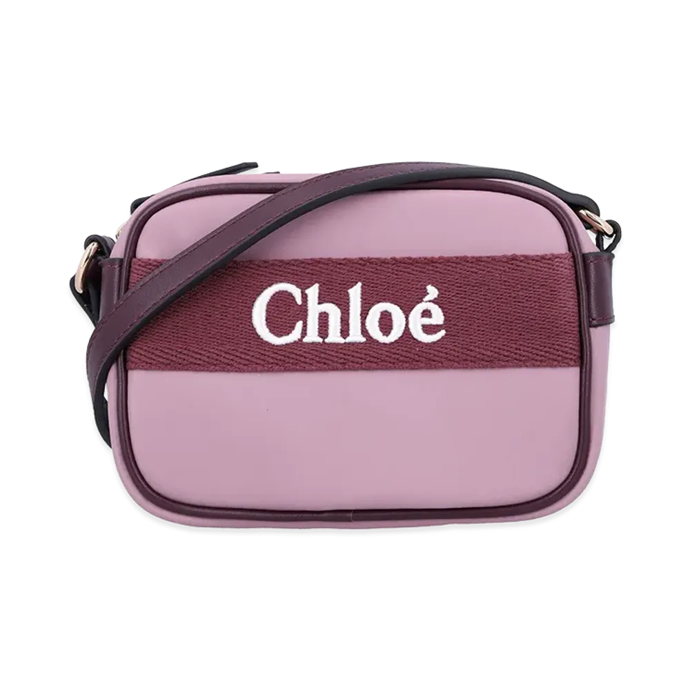Chloe Women's Shoulder Bag With Embroidery "Purple"