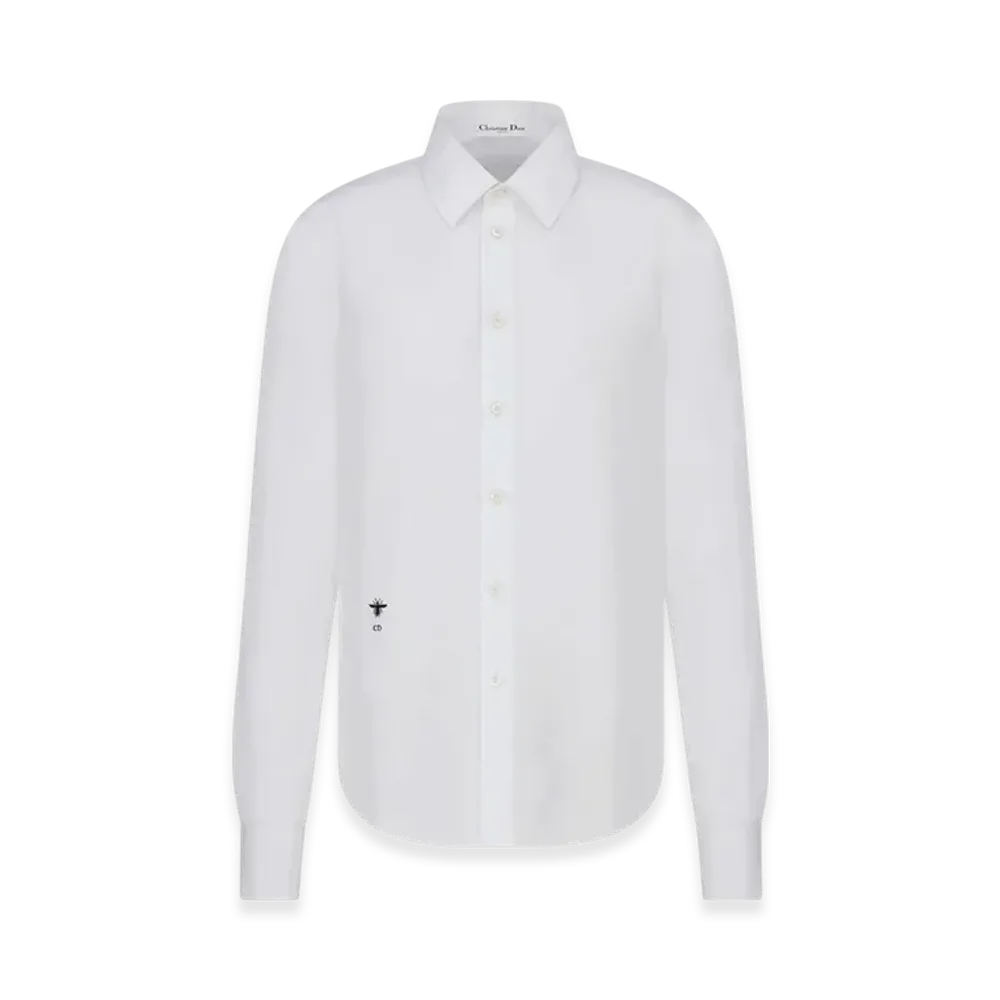 Dior Women's Cotton Poplin Blouse "White"