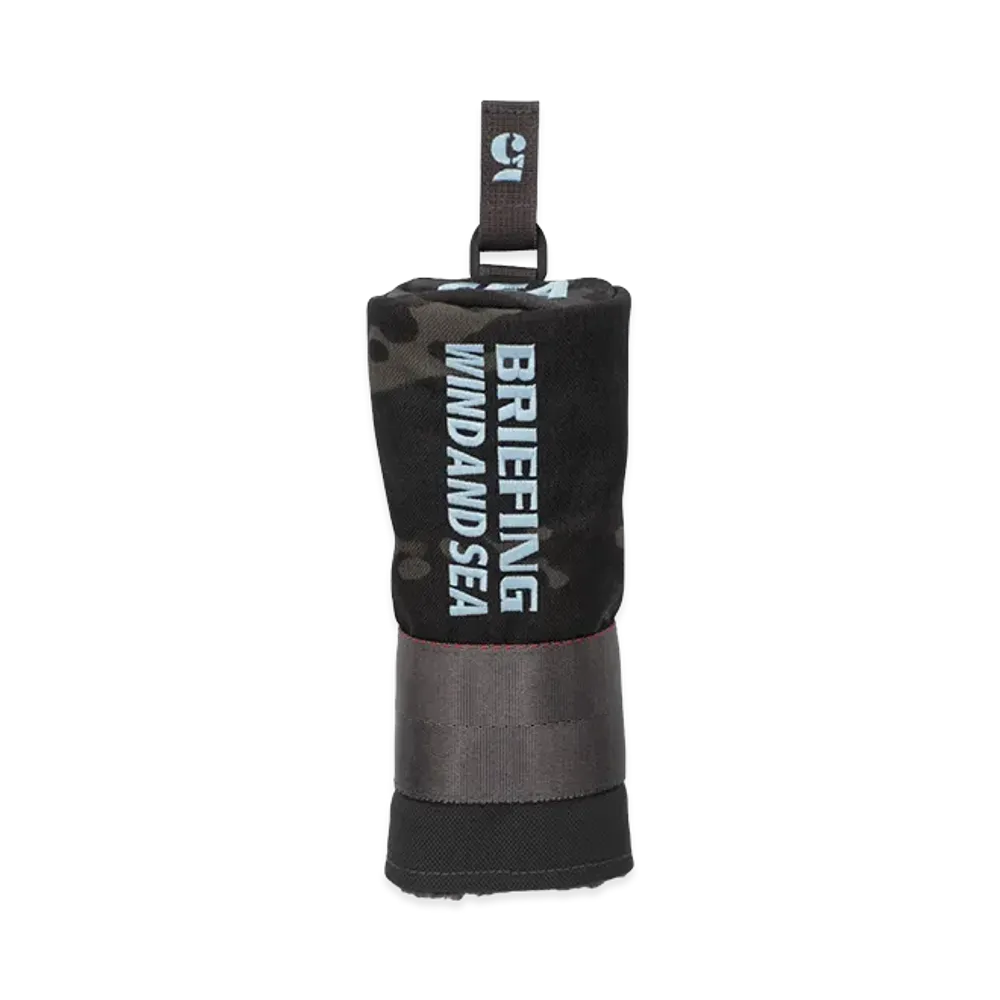 WIND AND SEA x BRIEFING GOLF Barrel Utility Cover Camo Combi "Sax"