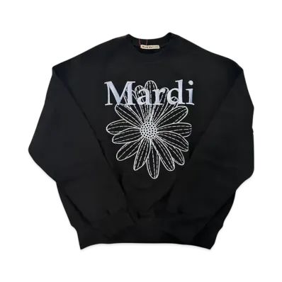 Mardi Mercredi Sweatshirt Flowermardi Needlework "Black Sky"