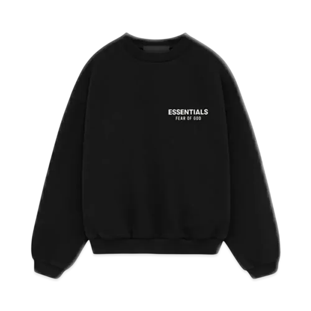 FEAR OF GOD Essentials Kid's Fleece Crewneck "Black"