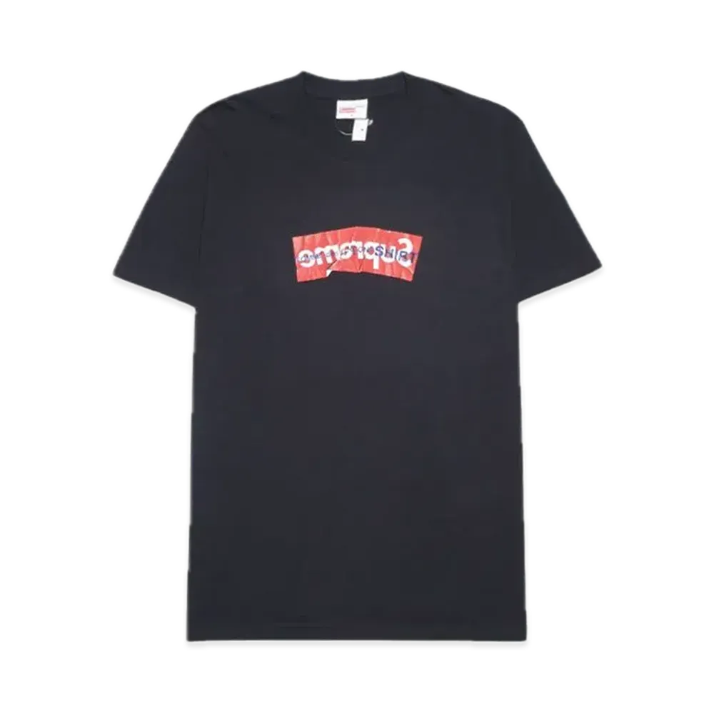 Supreme x COMME des GARCONS SHIRT Box Logo Tee "Black"