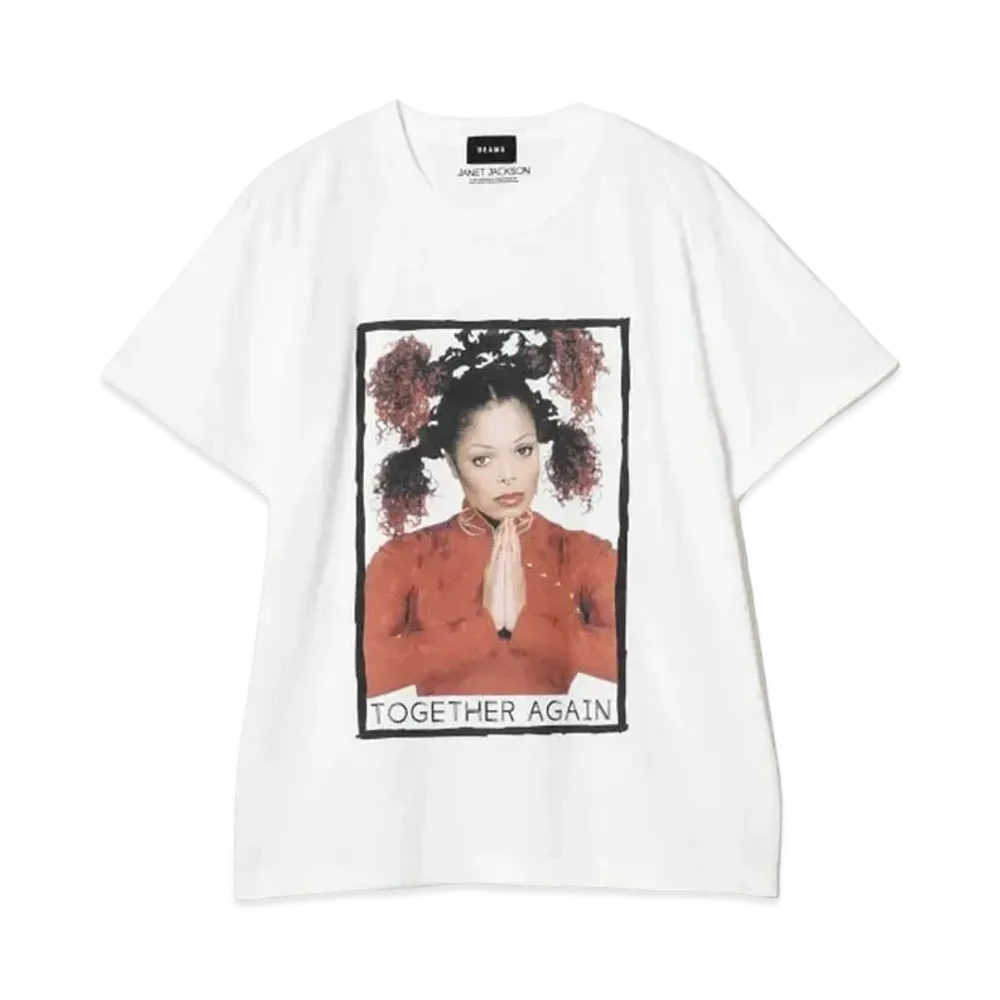 GOOD ROCK SPEED x BEAMS / Exclusive Janet Jackson Together Again Tee "White"