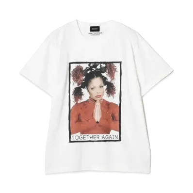 GOOD ROCK SPEED x BEAMS / Exclusive Janet Jackson Together Again Tee "White"