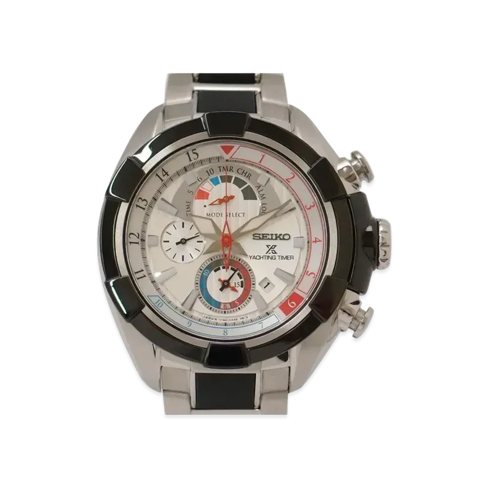 SEIKO Prospex JSAF Official Limited Model Chronograph Yacht Yimer "White" SBBT035