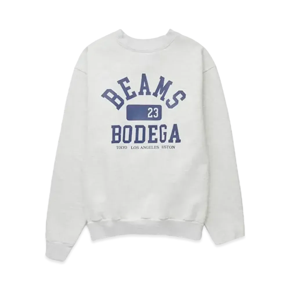 adidas x bodega x beams Sweatshirt "Heather Grey"