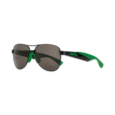 Bottega Veneta Women's Metal Mitre Aviatore Sunglasses "Black"