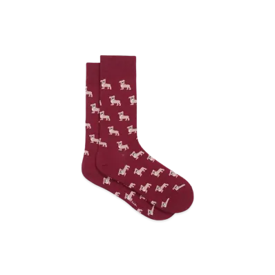 Paul Smith Pug Socks "DarkRed"