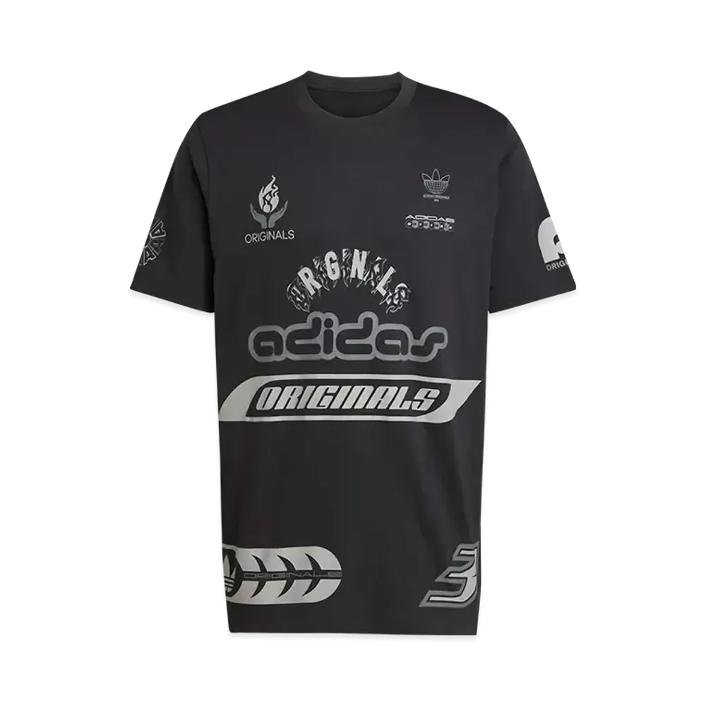 adidas Sponsors Short Sleeved T-shirt "Black"