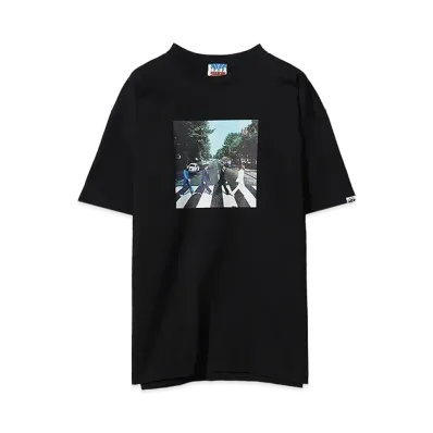 THE BEATLES x CITY COUNTRY CITY COTTON T-SHIRT_002 "BLACK"