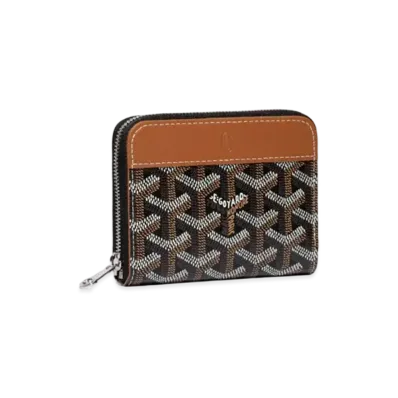 Goyard Matignon PM Wallet "Black/Brown"