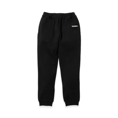 Burberry Logo Print Cotton Jogging Pants "Black"