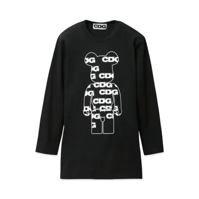 Bearbrick x CDG LONG SLEEVE "Black"
