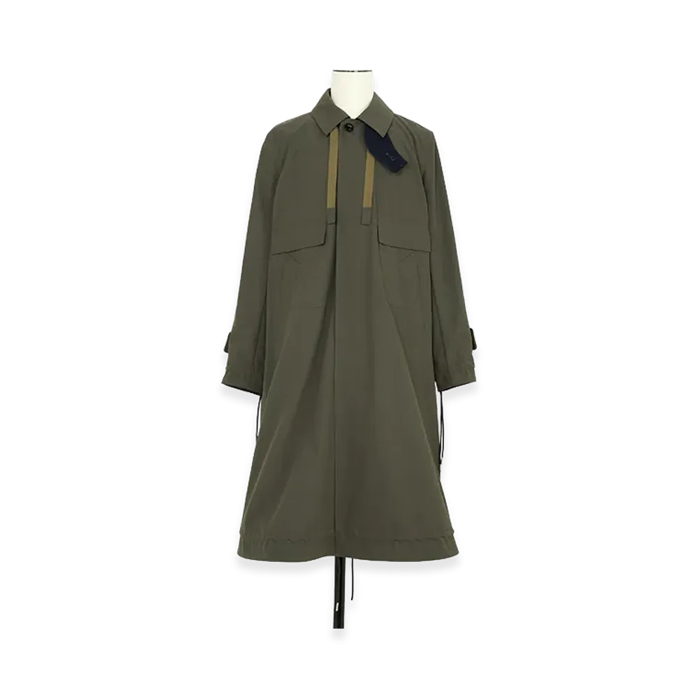 sacai Weathercloth Coat "Khaki"