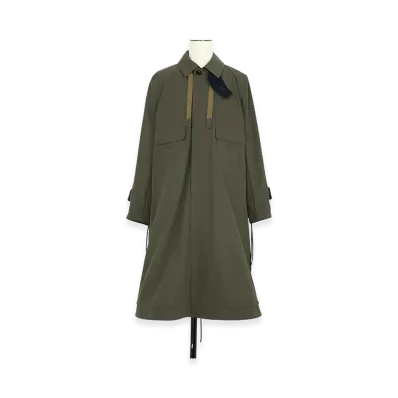 sacai Weathercloth Coat "Khaki"
