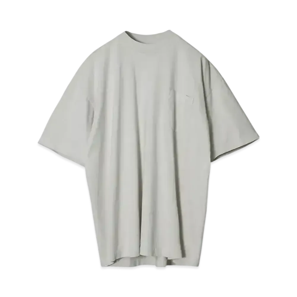 Los Angeles Apparel 6.5oz Garment Dye Short Sleeve Pocket T-shirt "Cement"