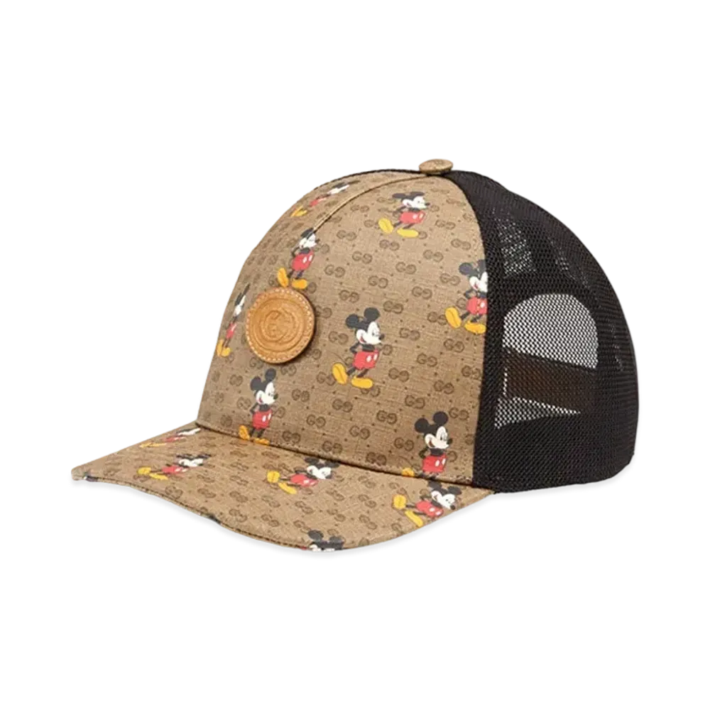 GUCCI x Disney GG Supreme Mickey Mouse Baseball Cap