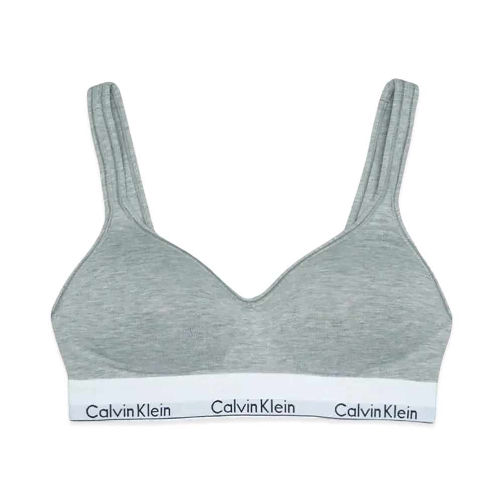 Calvin Klein Underwear Scoop Back LL Bralette "GREY HEATHER"