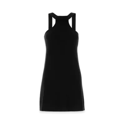 PRADA Women's Wool Mini Dress "Black"