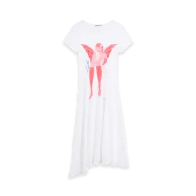 OUR LEGACY Women's Ragged Dress "Cybernetic Demon Print"