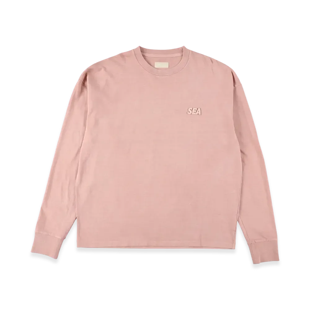 WIND AND SEA Cozy L/S Tee "Pink Gray"