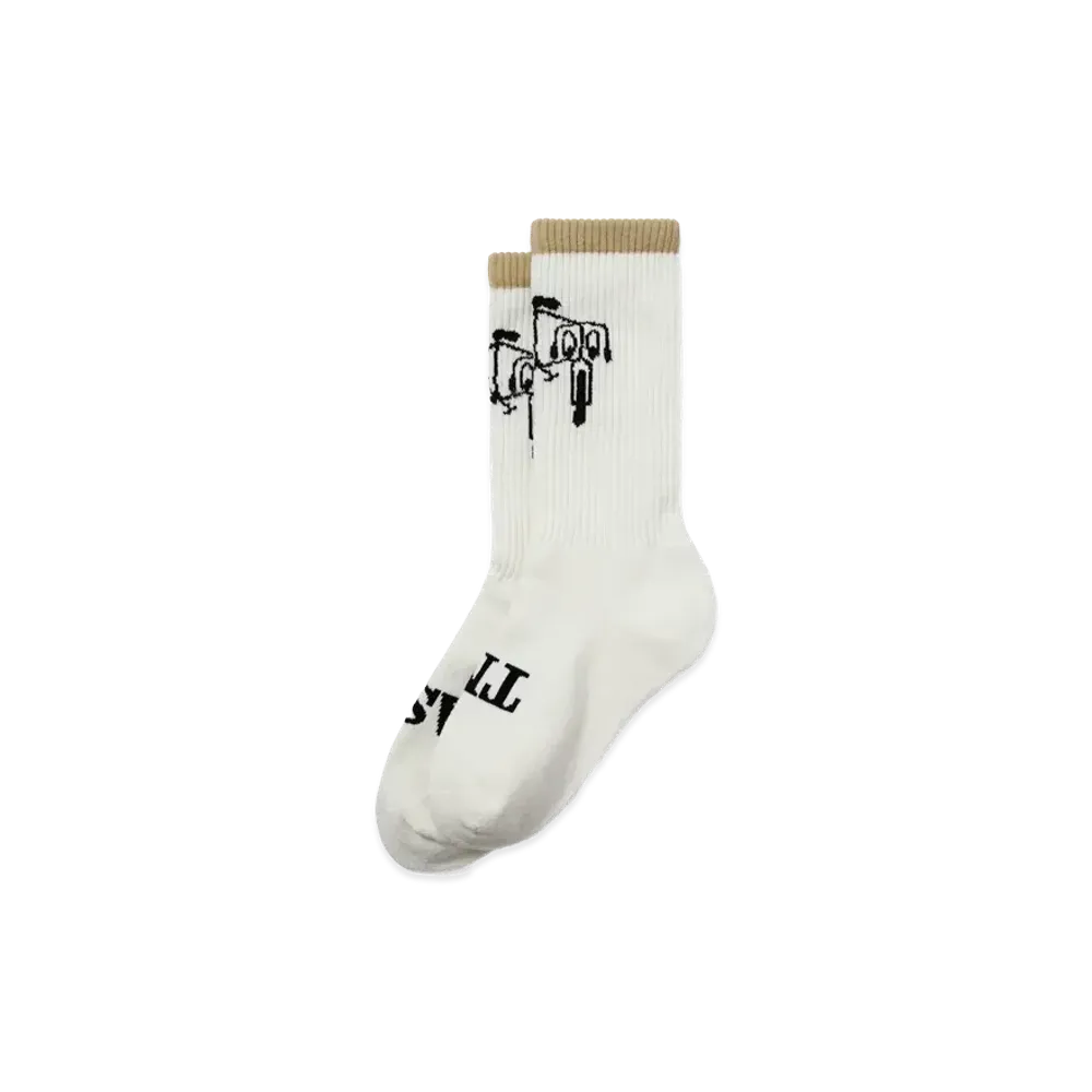 thisisneverthat x Actual Source Socks "White"