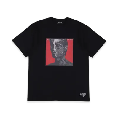 WIND AND SEA x The Rolling Stones Tatoo You Tee "Black"